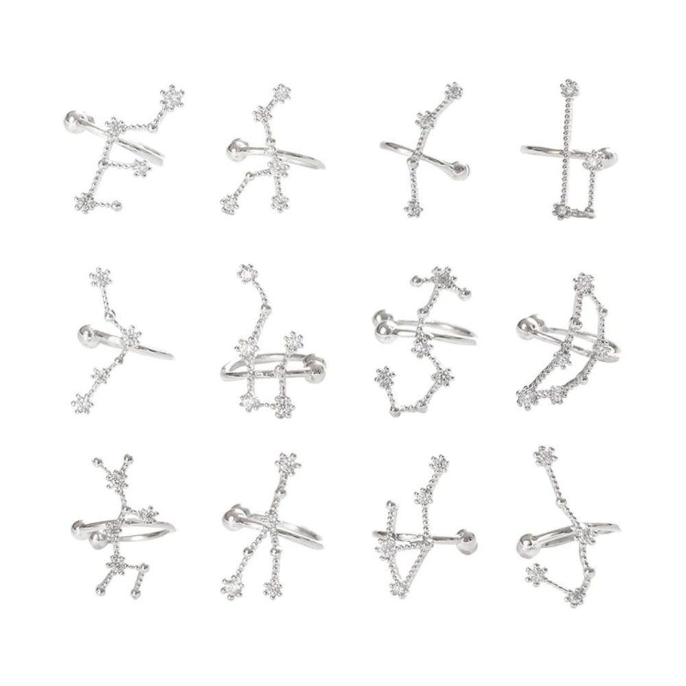 925 Sterling Silver Zodiac Earrings-Sagittarius - Picture 4 of 6